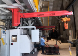 倒掛式旋臂起重機